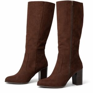 Style & Co. Rich Brown Heeled Boots